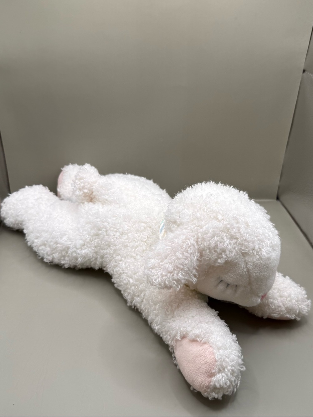 Vintage Eden Sleeping Lamb Sheep Plush Stuffed Animal